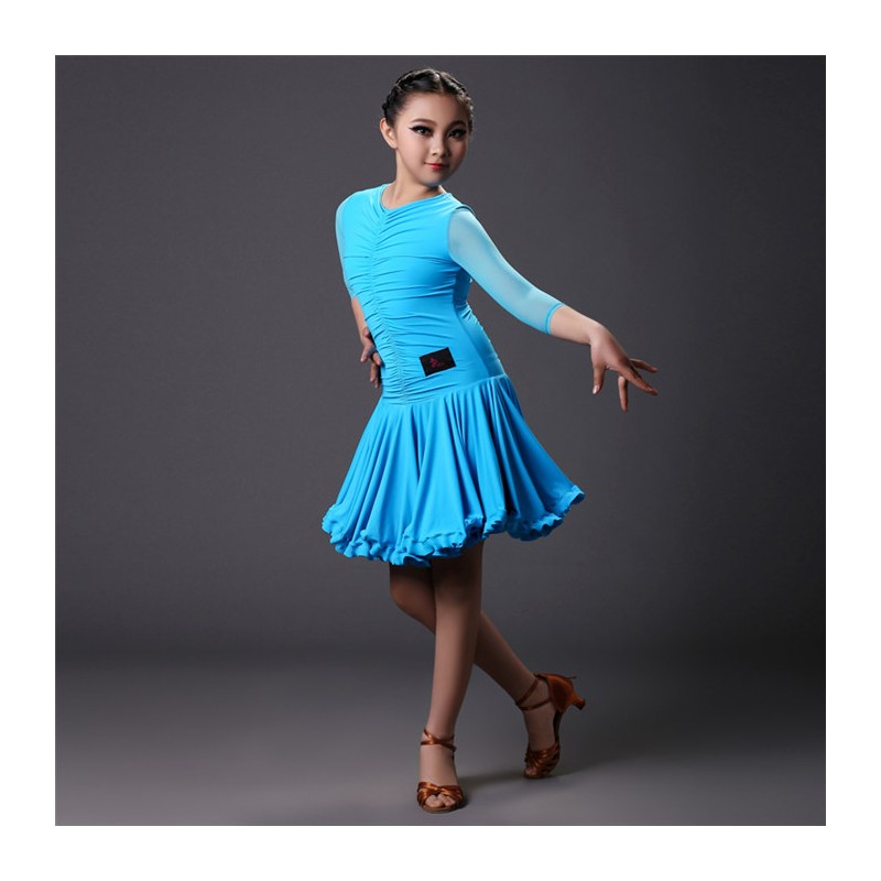 YLF0008    Children Latin dance Dress