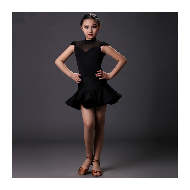 YLF0014    Children Latin dance Dress