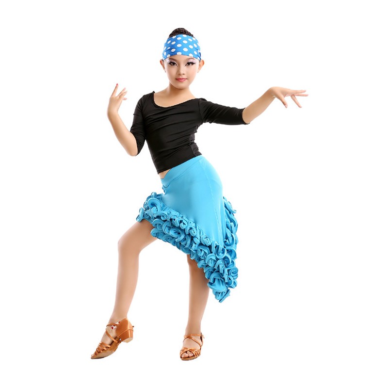 YLF0017    Children Latin dance Dress
