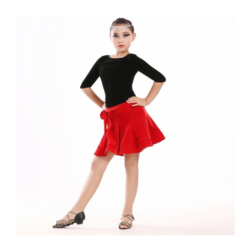 YLF0027    Children Latin dance Dress