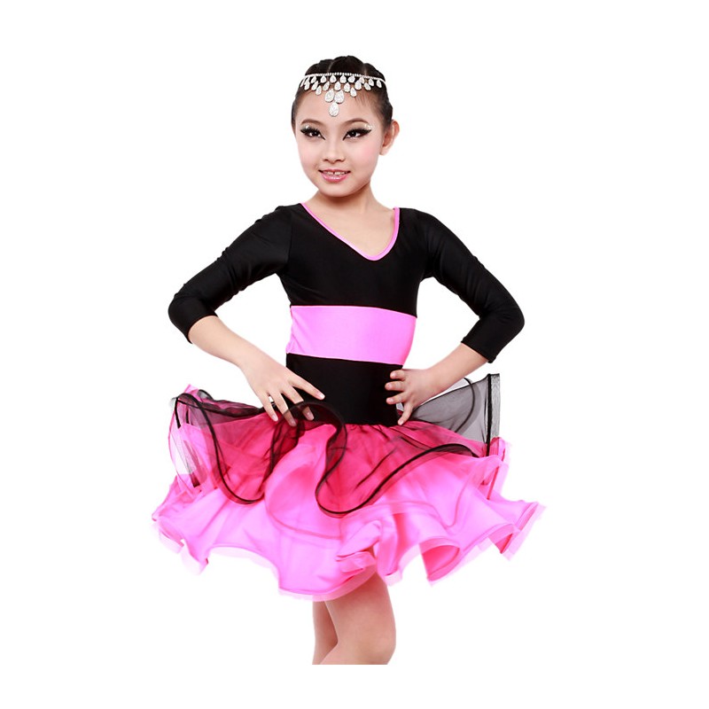 YLF0028    Children Latin dance Dress