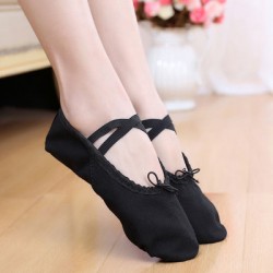 BC00001    Canvas split sole ballet shoe