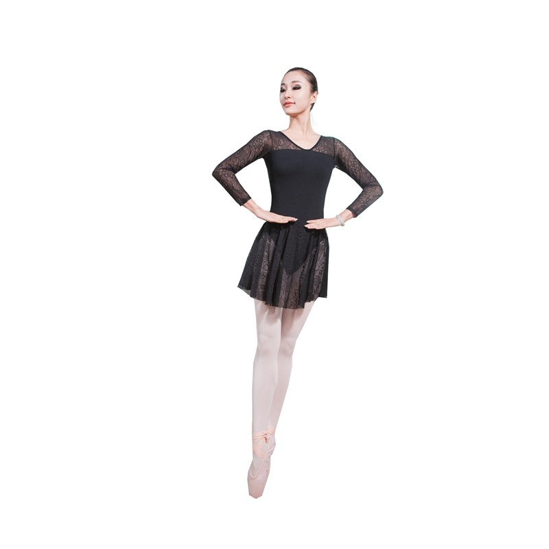 B100652    Women Leotard With Skirt 