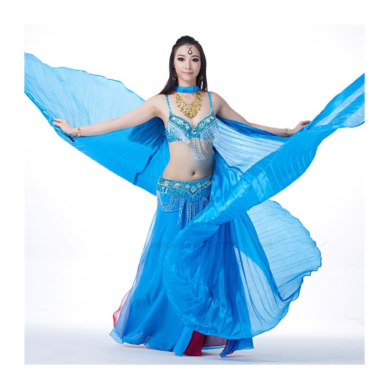 Be00198    Belly Dance wings -Non-split     Silk-like