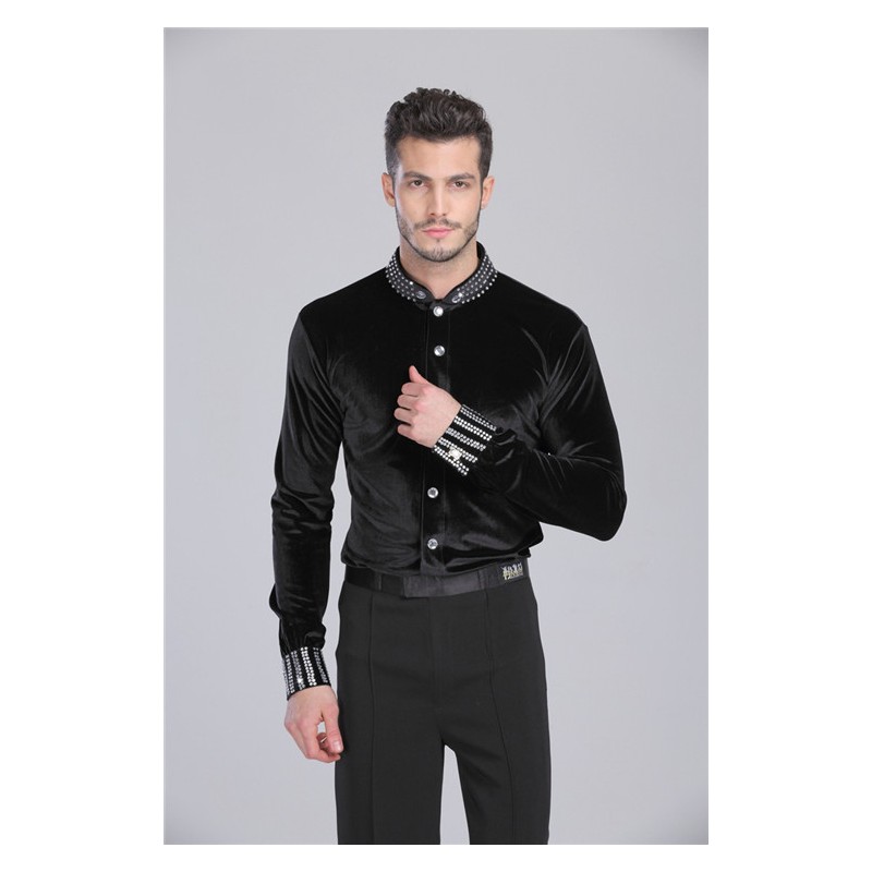 DKL0003   Men's Latin Dance Shirt