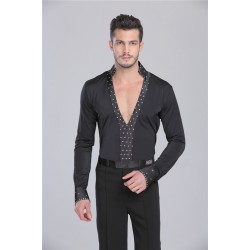 DKL0006   Men's Latin Dance Shirt