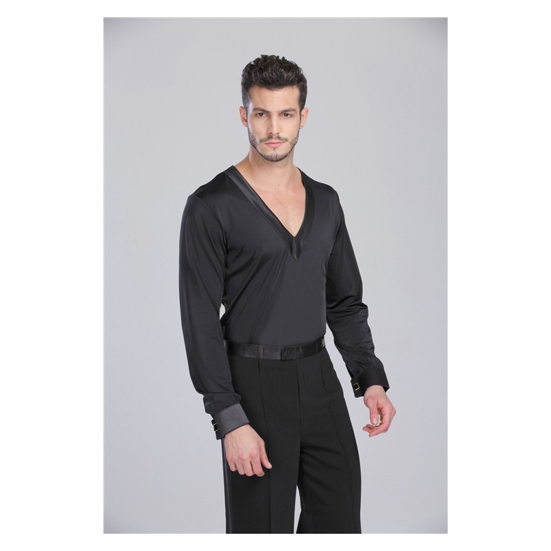 DKL0010   Men's Latin Dance Shirt